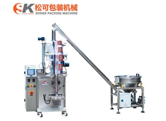 配有螺杆上料机的立式小型粉末包装机
