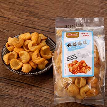 网红锅巴食品M袋折边图片