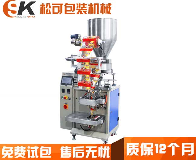 立式小型四边封颗粒包装机图片