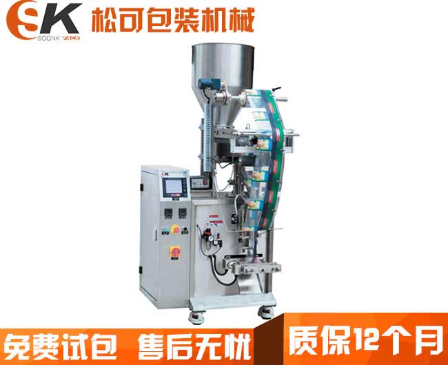 颗粒粉末液体酱料产品小型立式制袋包装机