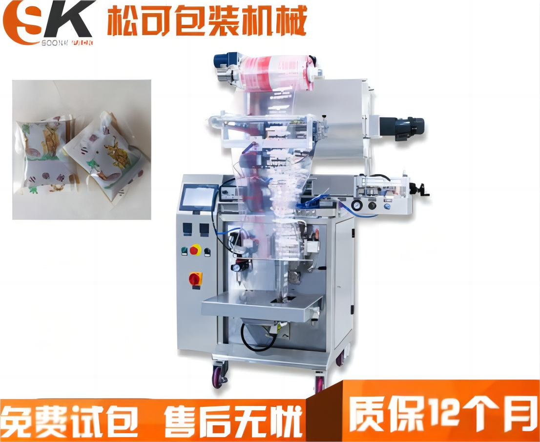 立式自动中药液包装机展示图