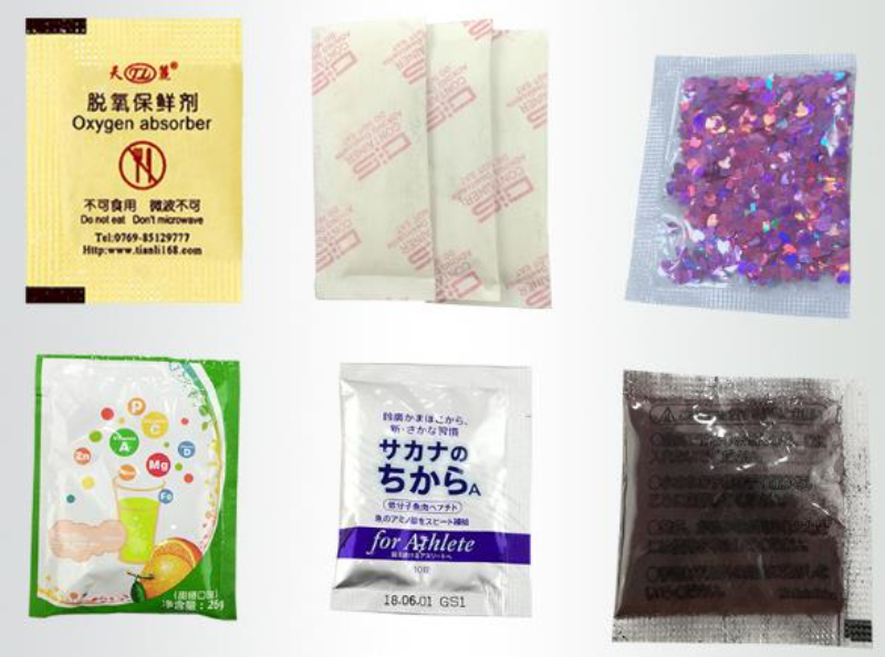 三边封包装机的袋型展示图